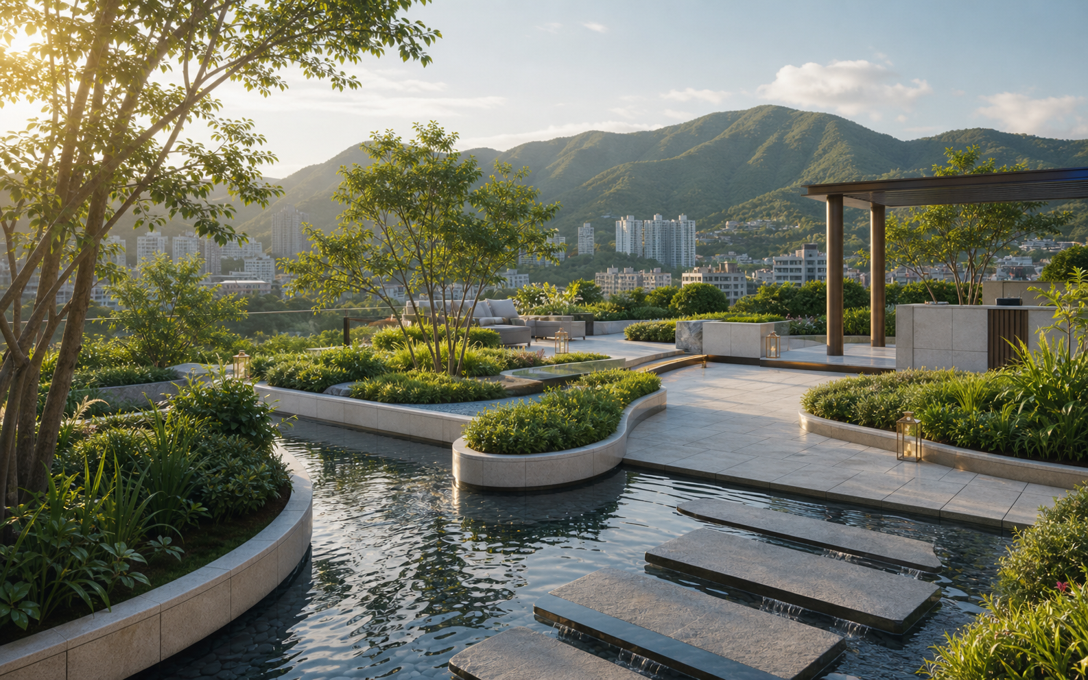 YOHO SEASONS 住宅與園景示意效果圖